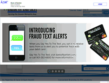 Tablet Screenshot of bankofbartlett.com